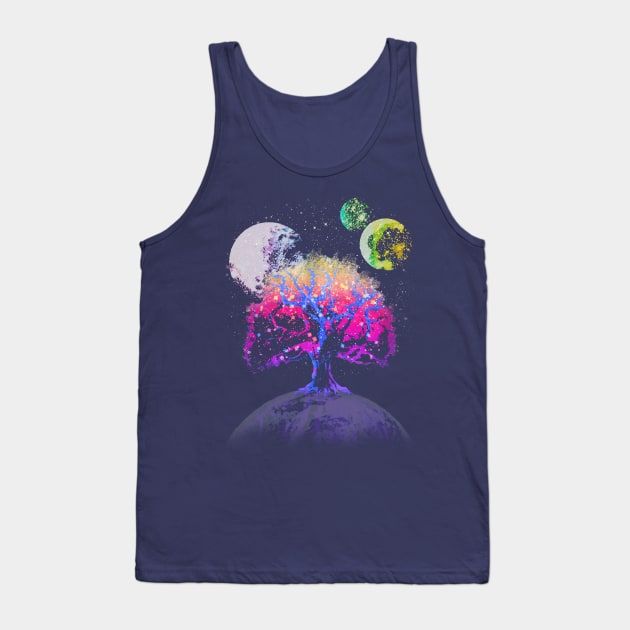 Space Tree of Life Tank Top by robotface